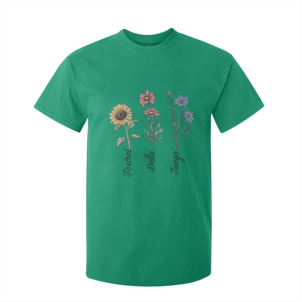 Floral FDT Foxtrot Delta Tango T Shirt For Kid Funny Offensive Retro TS02 Irish Green Print Your Wear