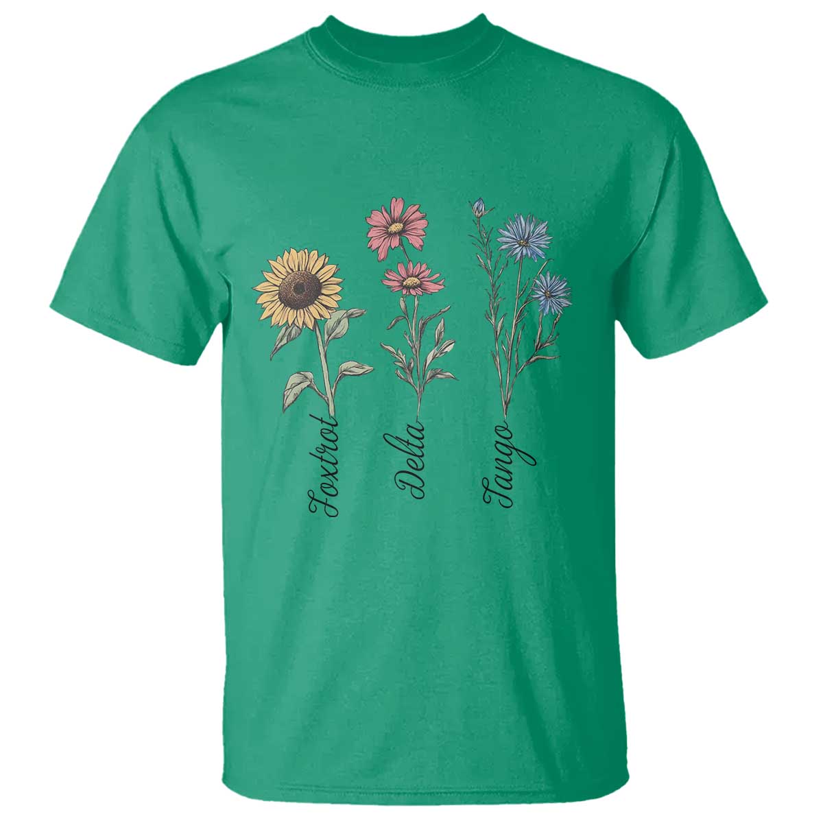 Floral FDT Foxtrot Delta Tango T Shirt Funny Offensive Retro TS02 Irish Green Print Your Wear