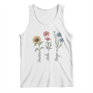 Floral FDT Foxtrot Delta Tango Tank Top Funny Offensive Retro TS02 White Print Your Wear