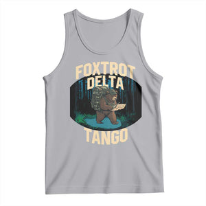 Foxtrots Deltas Tangos Funny Bear Resist Tank Top Protect Our National Parks TS02 Athletic Heather Print Your Wear