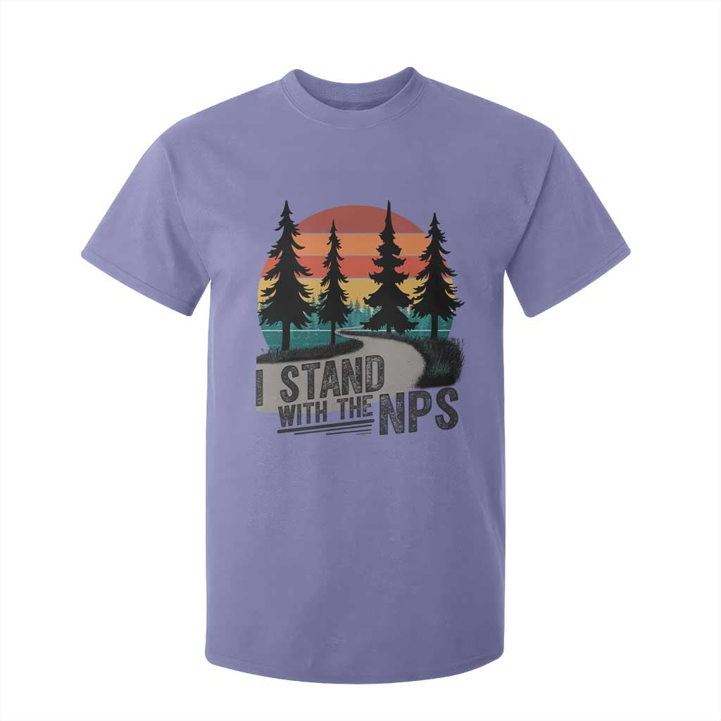 I Stand With The NPS T Shirt For Kid National Park Support Park Rangers TS02 Violet Print Your Wear