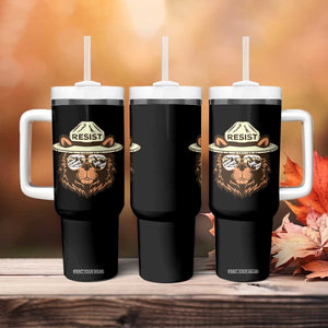 Resist Bear Retro Vintage Tumbler With Handle TS02 Print Your Wear