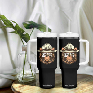 Resist Bear Retro Vintage Tumbler With Handle TS02 Print Your Wear