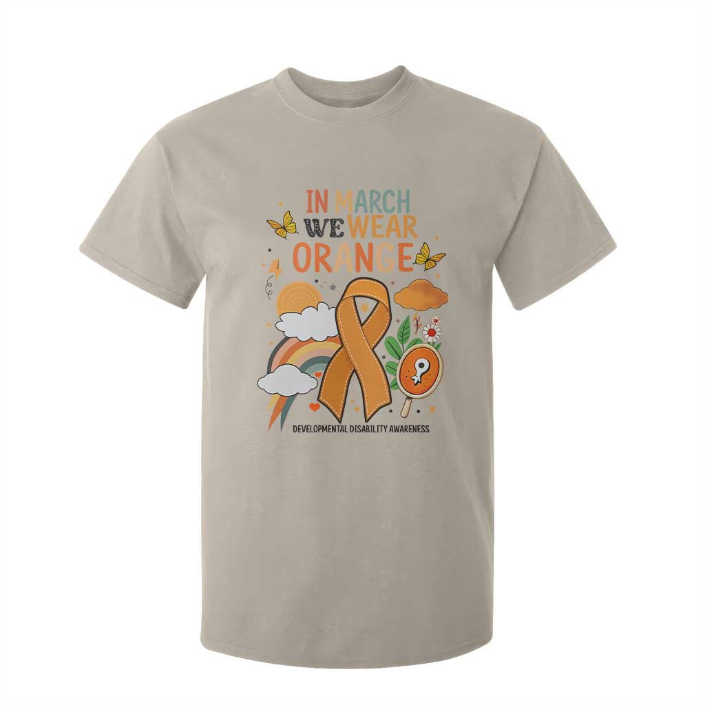Developmental Disability Awareness T Shirt For Kid In March We Wear Orange TS02 Sand Print Your Wear