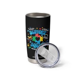 Autism Awareness Support Squad Tumbler Cup In April We Wear Blue TS02 Print Your Wear