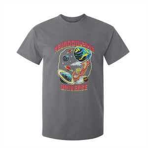 Neurodiverse Universe T Shirt For Kid Neurodiversity Embrace ADHD Autism ASD TS02 Charcoal Print Your Wear