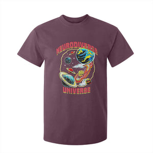 Neurodiverse Universe T Shirt For Kid Neurodiversity Embrace ADHD Autism ASD TS02 Maroon Print Your Wear
