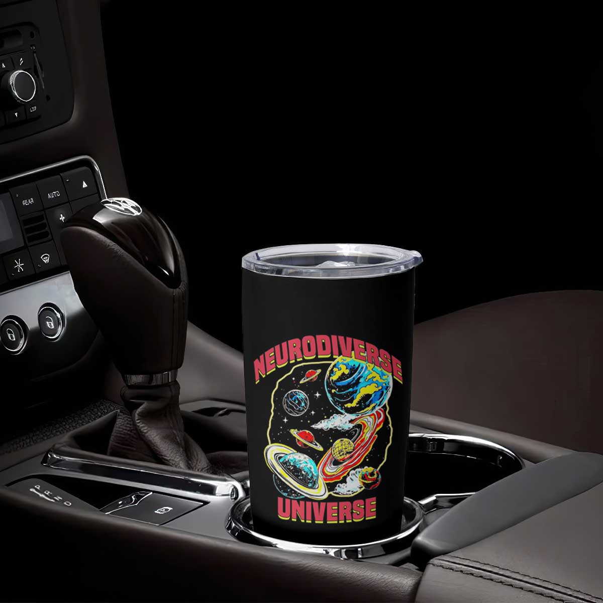 Neurodiverse Universe Tumbler Cup Neurodiversity Embrace ADHD Autism ASD TS02 Print Your Wear