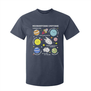 Neurodiverse Universe T Shirt For Kid Autism Awareness ADHD ASD Neurodiversity TS02 Navy Print Your Wear