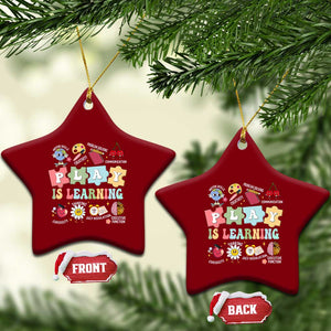 Special Education Ceramic Ornament Play is Learning Sped Teacher TS02 Print Your Wear