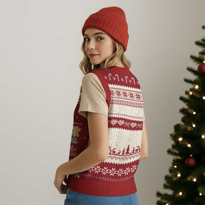 Special Education V-Neck Knit Sweater Vest Play is Learning Sped Teacher TS02 Print Your Wear