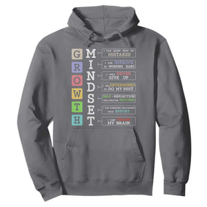 Special Education Hoodie Growth Mindset Positive Inspiration TS02 Charcoal Print Your Wear