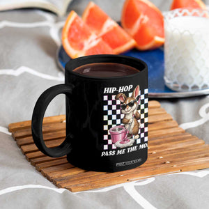 Hip Hop Easter Bunny Cleaning Pun Coffee Mug Funny Rabbit with Mop TS02 Print Your Wear