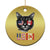 Cool American Canadan Cat Christmas Ornament US EH American Canada Flag Funny TS02 Print Your Wear