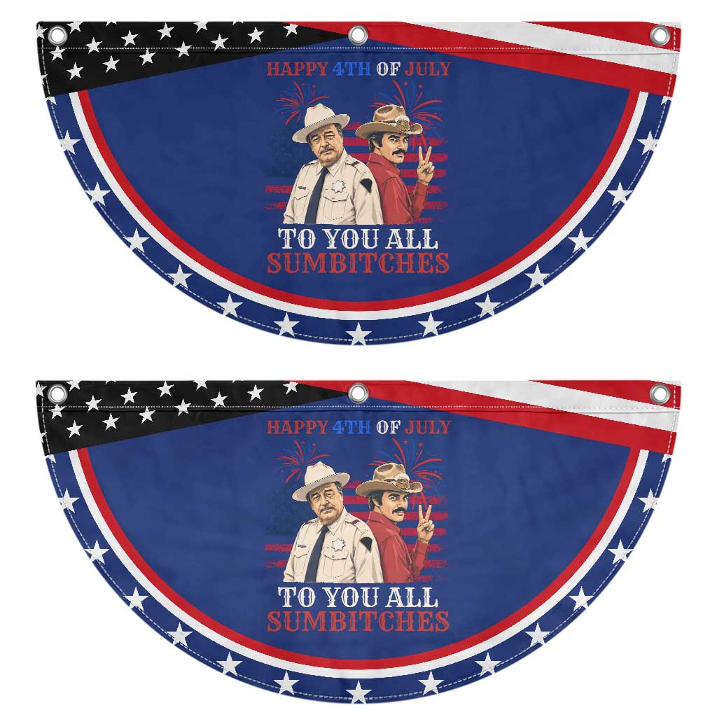 Happy 4th of July To All You Sumbitches Country Humor Patriotic Fan Flag Vintage Southern Cowboy Graphic TS02 2pcs pack Classic Navy Print Your Wear