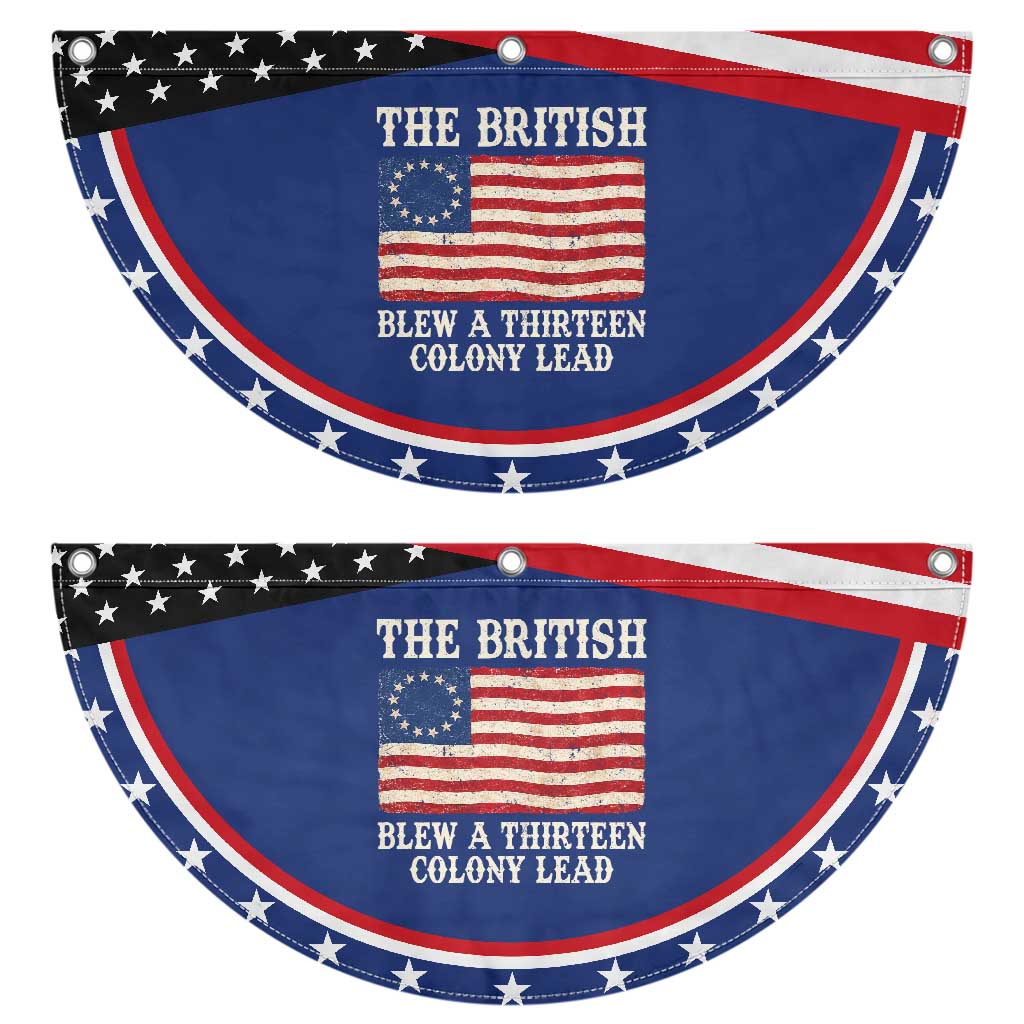 The British Blew A Thirteen Colony Lead Betsy Ross Flag Patriotic Fan Flag Vintage 4th of July History Graphic TS02 2pcs pack Classic Navy Print Your Wear