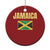 Retro Jamaica Christmas Ornament Tropical Jamaican Flag TS02 Print Your Wear