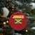 Retro Jamaica Christmas Ornament Tropical Jamaican Flag TS02 Print Your Wear