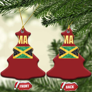 Retro Jamaica Christmas Ornament Tropical Jamaican Flag TS02 Christmas Tree Red Print Your Wear