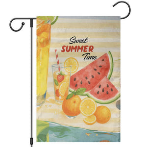 Sweet Summer Time Citrus Fruit Cocktails Poolside Beach Garden Flag TS02 Pastel Yellow Print Your Wear
