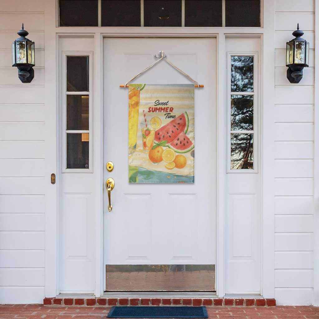 Sweet Summer Time Citrus Fruit Cocktails Poolside Beach Garden Flag TS02 Print Your Wear