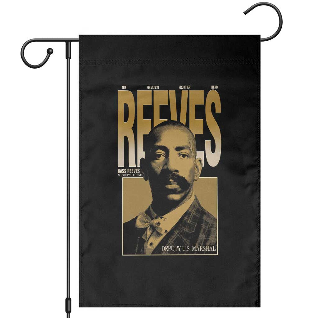 Bass Reeves The Greatest Frontier Hero Western Legend Garden Flag First Black Deputy US Marshal Black History