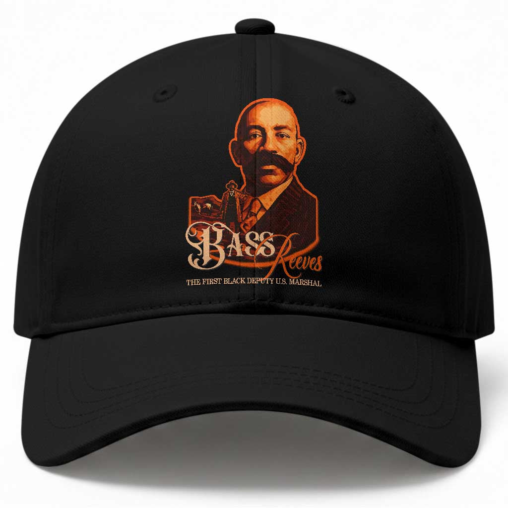 Bass Reeves The First Black Deputy US Marshal Baseball Cap Western Legend Frontier Lawman Black History