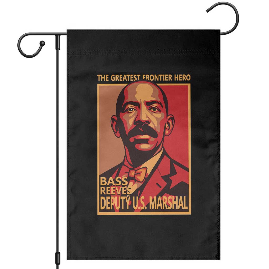 Bass Reeves The Greatest Frontier Hero Vintage Poster Graphic Garden Flag First Black Deputy US Marshal Black History