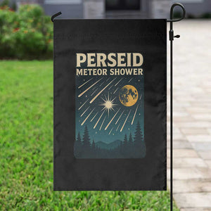 Vintage Perseid Meteor Shower Observer Garden Flag Retro Celestial Stargazing Graphic TS02 Print Your Wear