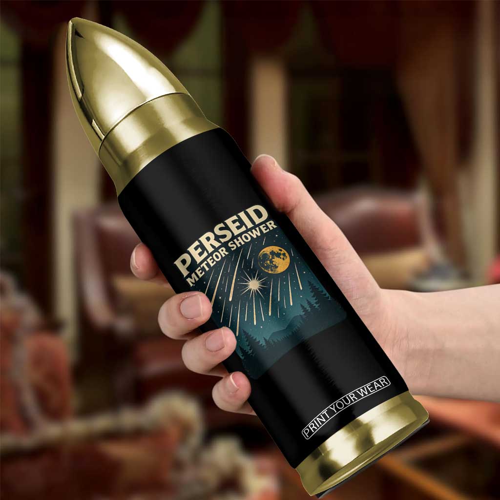 Vintage Perseid Meteor Shower Observer Bullet Tumbler Retro Celestial Stargazing Graphic TS02 Print Your Wear