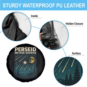 Vintage Perseid Meteor Shower Observer Spare Tire Cover Retro Celestial Stargazing Graphic TS02 Print Your Wear