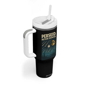 Vintage Perseid Meteor Shower Observer Tumbler With Handle Retro Celestial Stargazing Graphic TS02 Print Your Wear