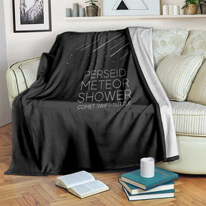 Perseid Meteor Shower Comet Swift Tuttle Throw Blanket Celestial Astronomy Graphic TS02 Print Your Wear