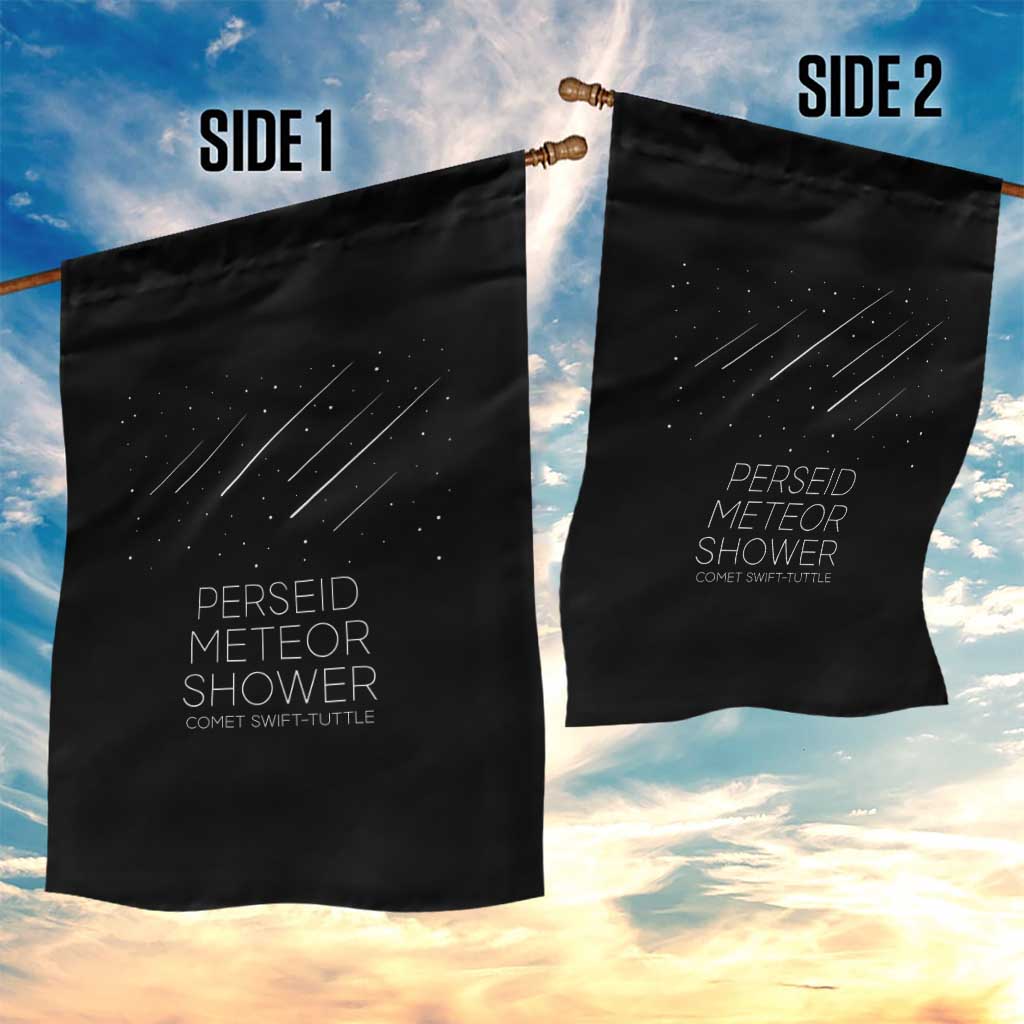 Perseid Meteor Shower Comet Swift Tuttle Garden Flag Celestial Astronomy Graphic TS02 Print Your Wear