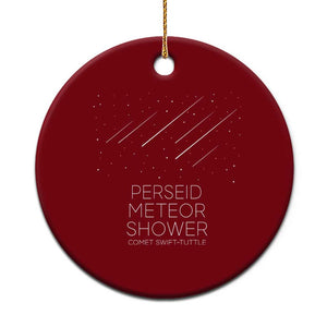Perseid Meteor Shower Comet Swift Tuttle Ceramic Ornament Celestial Astronomy Graphic TS02 1pc Red Print Your Wear