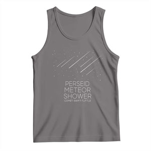 Perseid Meteor Shower Comet Swift Tuttle Tank Top Celestial Astronomy Graphic TS02 Deep Heather Print Your Wear