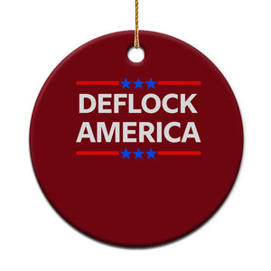 Deflock America Civil Liberties Patriotic Freedom Ceramic Ornament