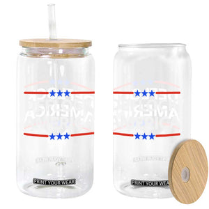 Deflock America Civil Liberties Patriotic Freedom Glass Can