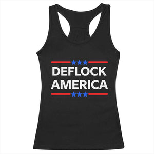 Deflock America Civil Liberties Patriotic Freedom Racerback Tank Top