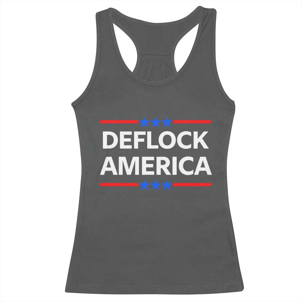 Deflock America Civil Liberties Patriotic Freedom Racerback Tank Top