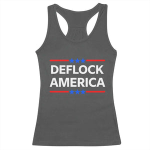 Deflock America Civil Liberties Patriotic Freedom Racerback Tank Top