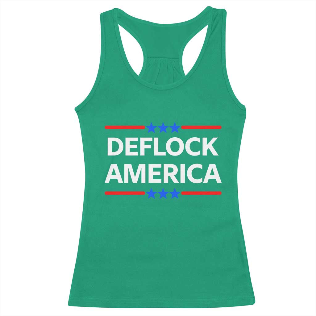 Deflock America Civil Liberties Patriotic Freedom Racerback Tank Top