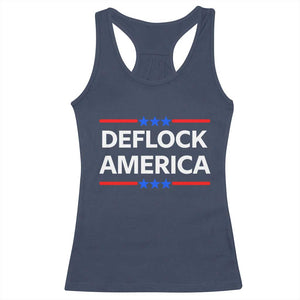 Deflock America Civil Liberties Patriotic Freedom Racerback Tank Top