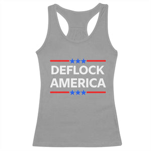 Deflock America Civil Liberties Patriotic Freedom Racerback Tank Top