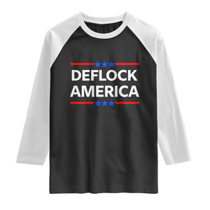 Deflock America Civil Liberties Patriotic Freedom Raglan Shirt