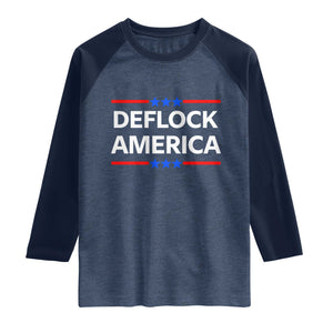 Deflock America Civil Liberties Patriotic Freedom Raglan Shirt