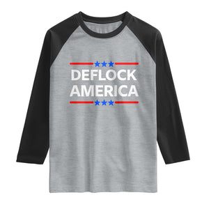 Deflock America Civil Liberties Patriotic Freedom Raglan Shirt
