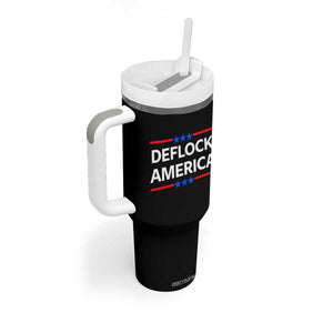 Deflock America Civil Liberties Patriotic Freedom Tumbler With Handle