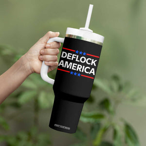 Deflock America Civil Liberties Patriotic Freedom Tumbler With Handle