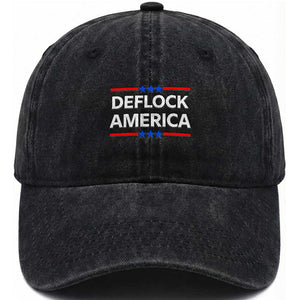 Deflock America Civil Liberties Patriotic Freedom Washed Cotton Baseball Cap